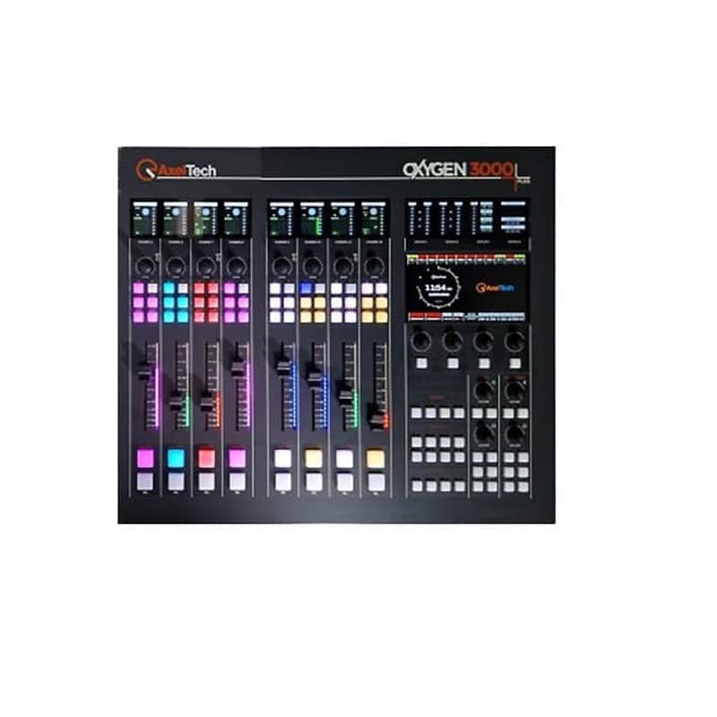 AXEL TECH Oxygen 3000 Plus 8 Faders Digital Mixer ProFM Broadcast