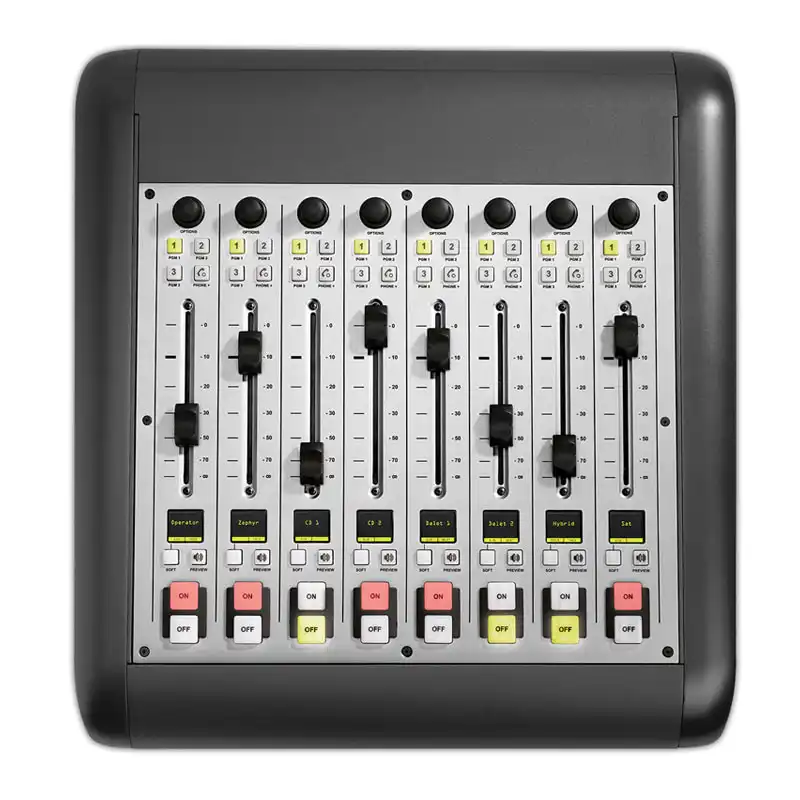 Axia IQ 8 Faders Digitaal Uitbreidingsframe