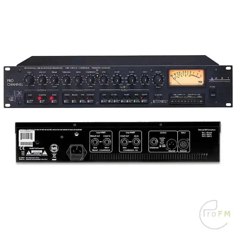 ProFM Broadcast - ART Pro Channel II Mic Compressor