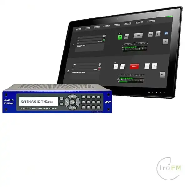 Pro FM-uitzending - AVT MAGIC TH2plus telefoonhybride met tablet