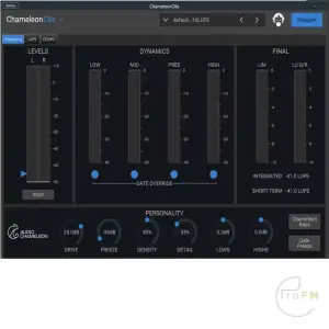 Pro FM-uitzending Audio Kameleon C6 Audiobewerkingssoftware Hoofdscherm
