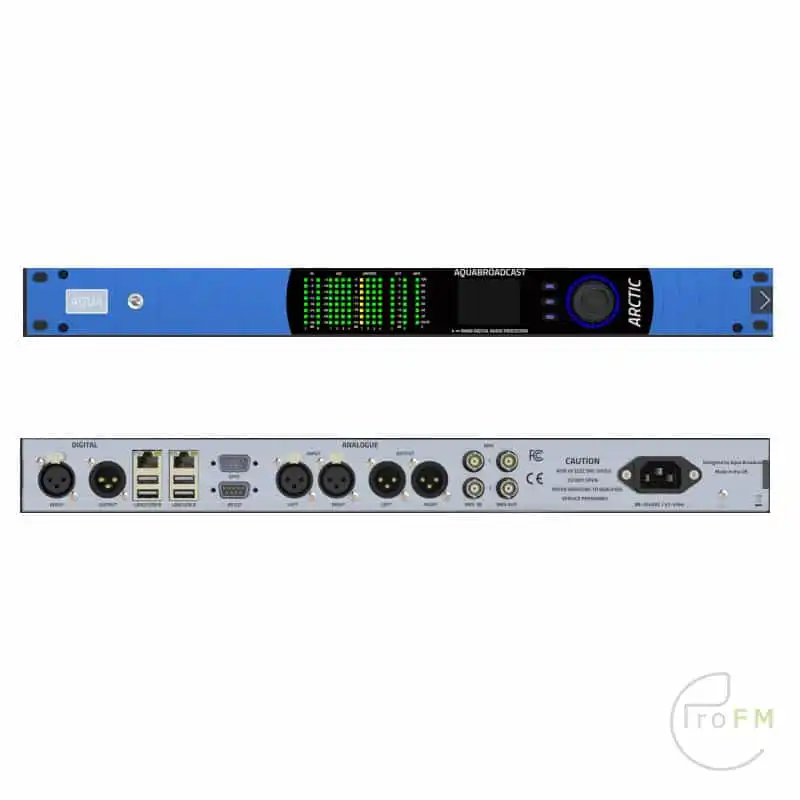 ProFM Broadcast - Aqua Broadcast Artic FM digitale 4-bands audioprocessor