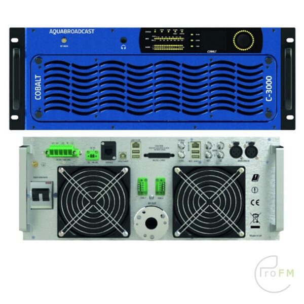 Pro FM Broadcast - Aqua Broadcast Cobalt C-3000 FM-zender 3 Kwatt