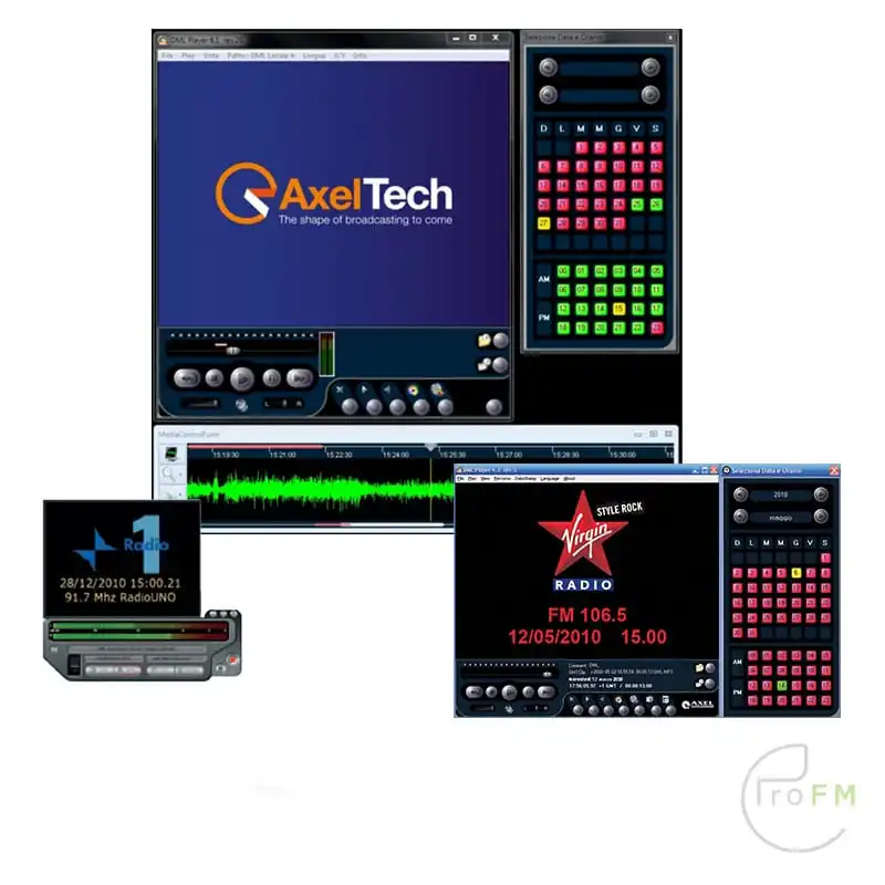 Pro FM Broadcast - Axel Tech DML-A Software voor audiologistratie