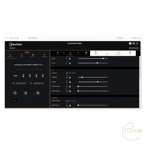 ProFM Broadcast | Axel Tech Macrotel X2 Multimode Telefoon Hybride