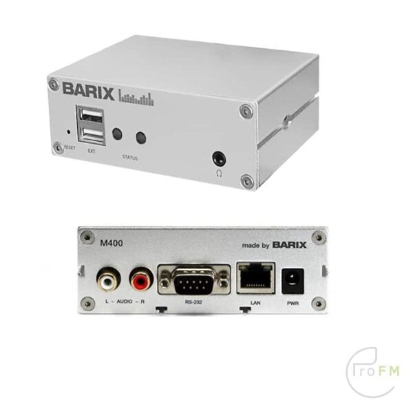 Pro FM-uitzending - Barix Instreamer ICE