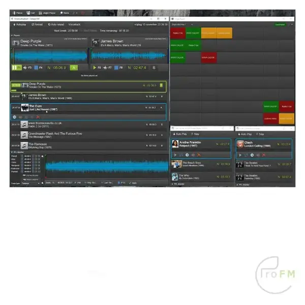 Pro FM Broadcast - Caliope On-Air Suite - Software voor radio-automatisering