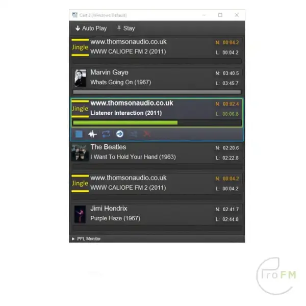Pro FM Broadcast - Caliope On-Air Suite - Software voor radio-automatisering