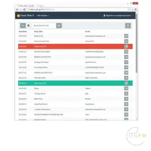 Pro FM Broadcast - Caliope OnAir WebX Voicetrack Editor
