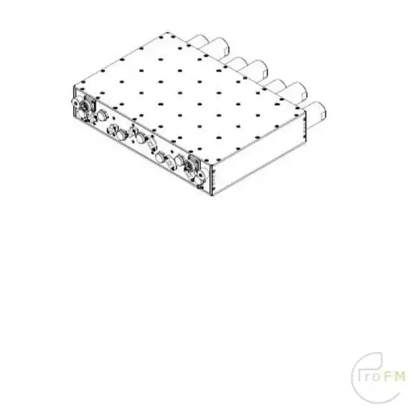 Pro FM Broadcast - Com-tech DAB 7-polig 60 mm banddoorlaatfilter
