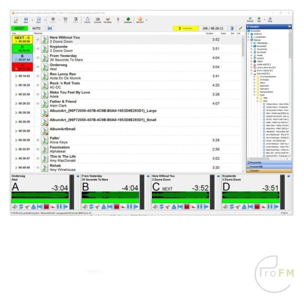 D&R Aircast Software voor radio-automatisering