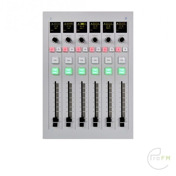Pro FM Broadcast - D&R Axite 6-kanaals digitale broadcast mixer en uitbreiding