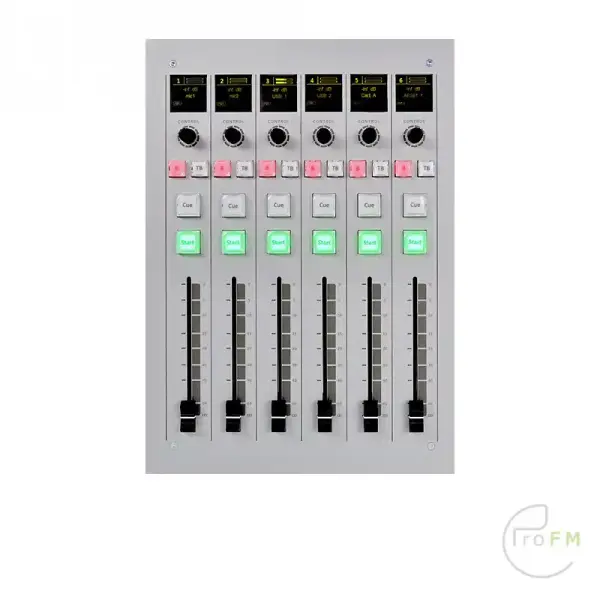 Pro FM Broadcast - D&R Axite 6-kanaals digitale broadcast mixer en uitbreiding