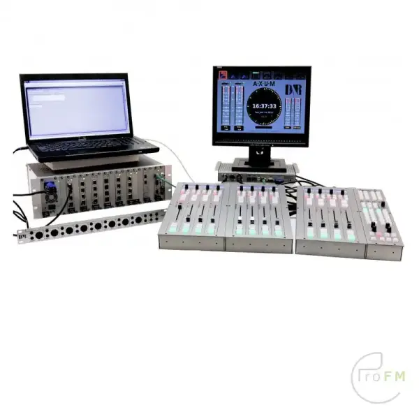 Pro FM Broadcast - D&R Axum modulaire digitale broadcast mixer 02