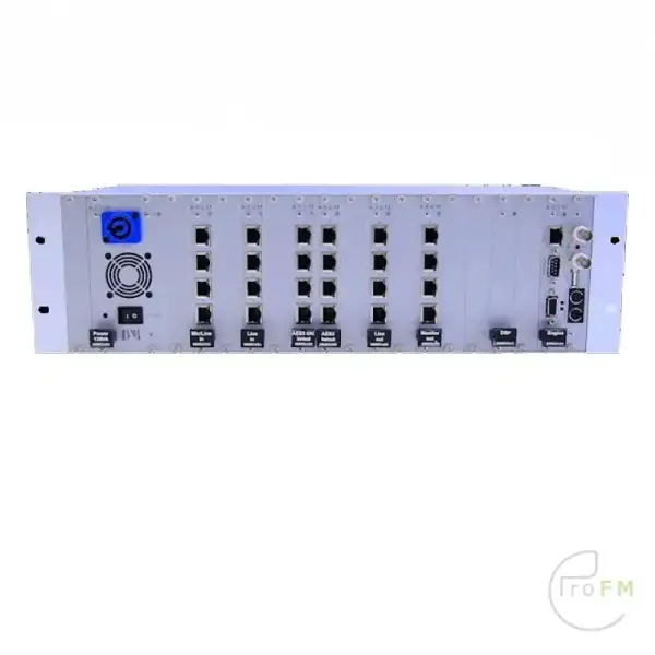 Pro FM-uitzending - D&R Axum modulaire digitale omroepmixer
