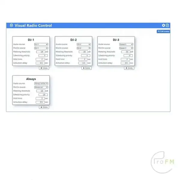 Pro FM Broadcast - D&R CAMCON Visuele Radio Triggerbox 02