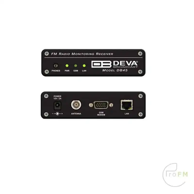 ProFM Broadcast - Deva Broadcast DB45 FM ontvanger analyzer