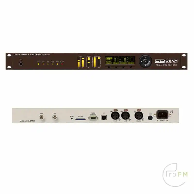 ProFM Broadcast - Deva Broadcast DB6000-STC Stereo-RDS encoder