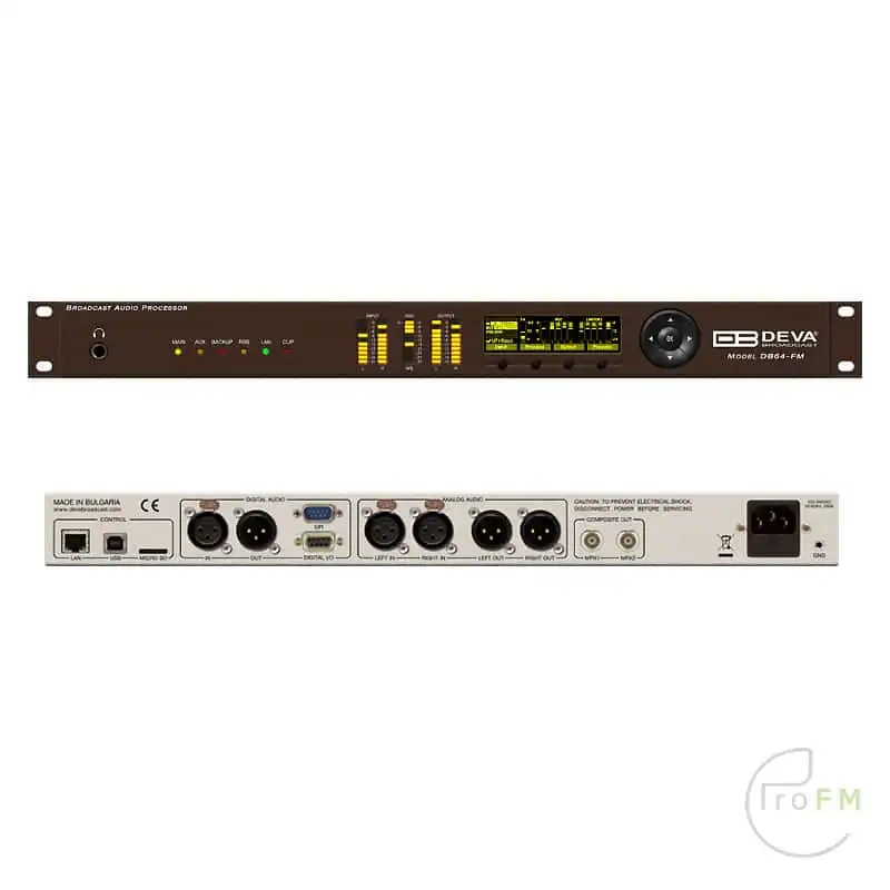ProFM Broadcast - Deva Broadcast DB64 FM-processor-RDS