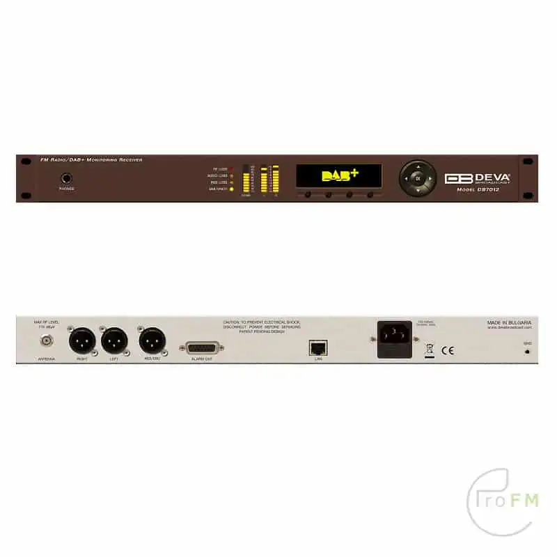 Pro FM Broadcast - Deva Broadcast DB7012 DAB-monitoring
