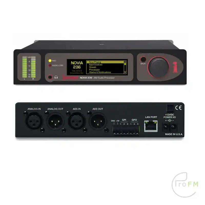 ProFM Broadcast - Inovonics 236 NOVIA AM-processor