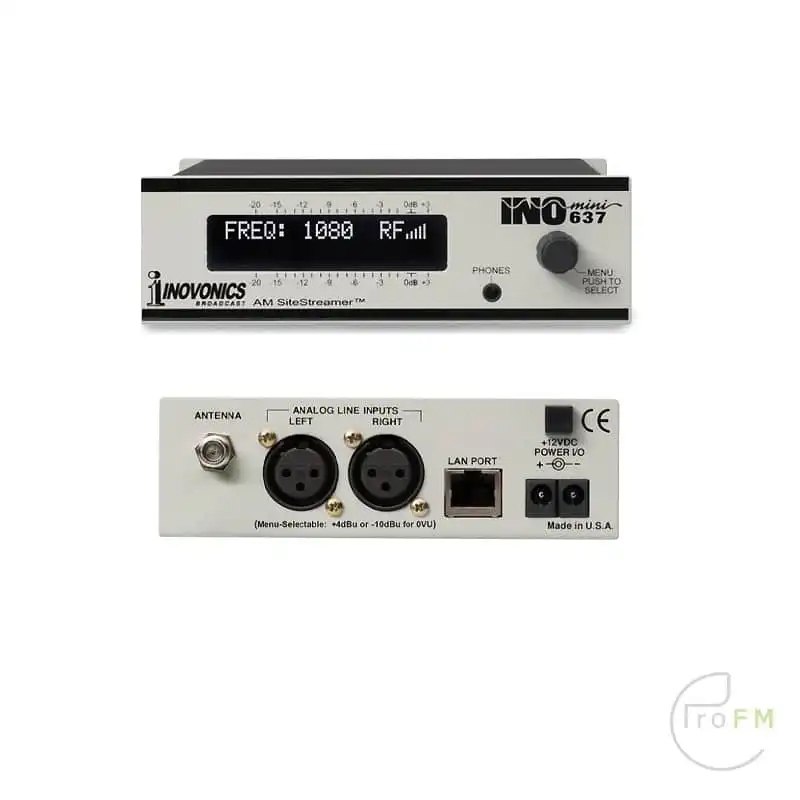 Pro FM Broadcast - Inovonics 637 INOmini AM Site Streame