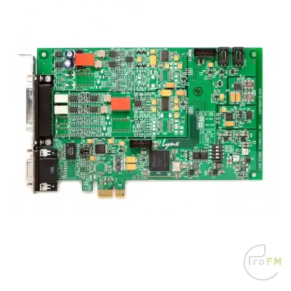 Pro FM Broadcast - Lynx Studio Technology E22 PCI Express-geluidskaart 02