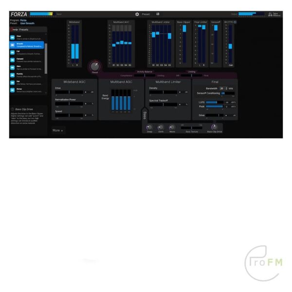 Pro FM Broadcast - Omnia Forza-audioprocessorsoftware