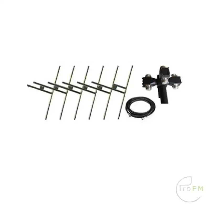 Pro FM Broadcast - ProFM BBDP6 Breedband Dipool Antennesysteem Serie van 6