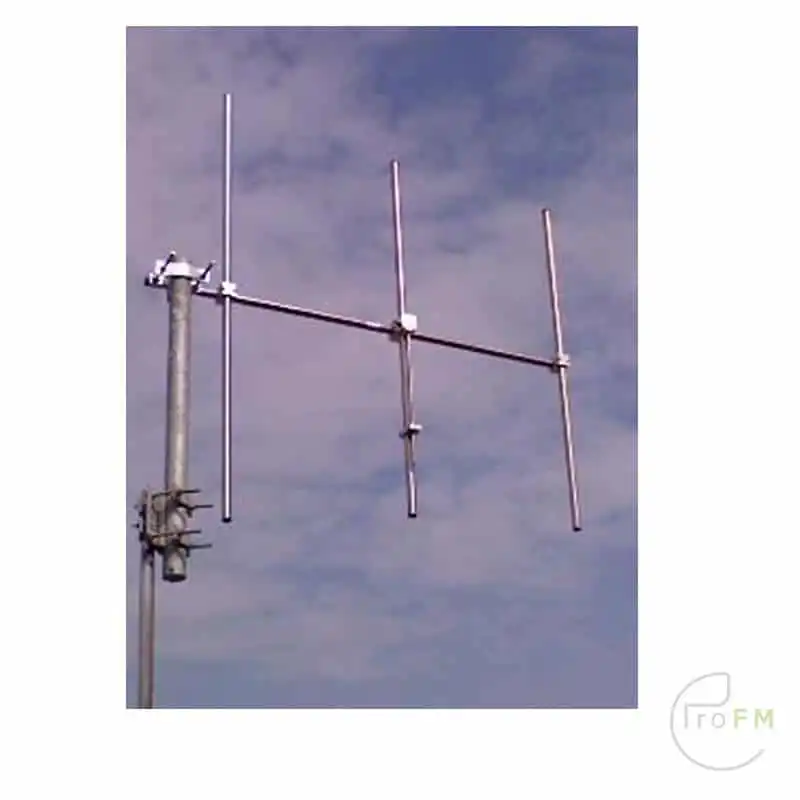 Pro FM Broadcast - ProFM TY3 afgestemde 3 element Yagi