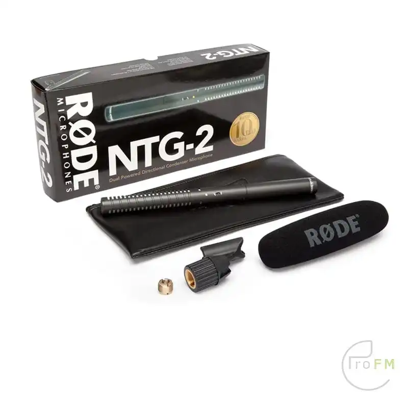 Pro FM Broadcast- Rode NTG 2 shotgun condensatormicrofoon