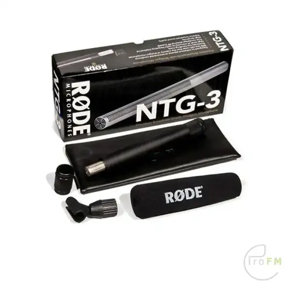 Pro FM Broadcast - Rode NTG 3 shotgun condensatormicrofoon