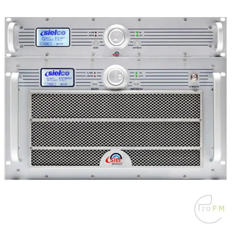 Pro FM-uitzending - SielCo 5KW FM-zender + EXC 30