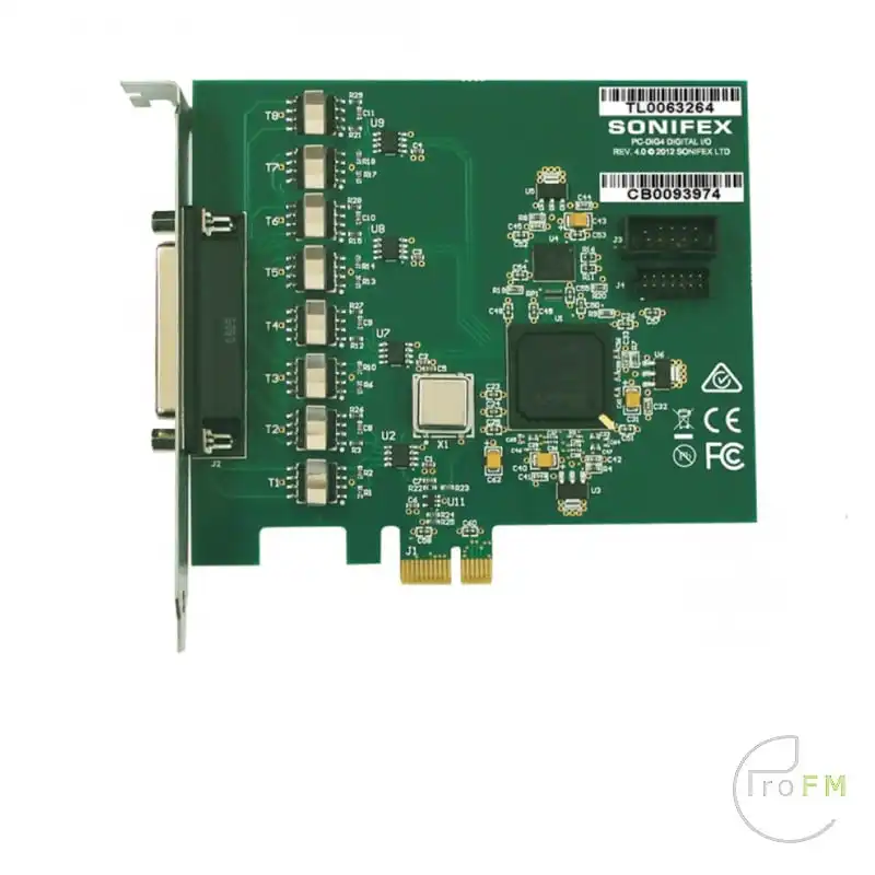 Pro FM Broadcast - Sonifex PC-DIG4 Digitorc 4, 4 Stereo AES-3 I-O PCIe geluidskaart