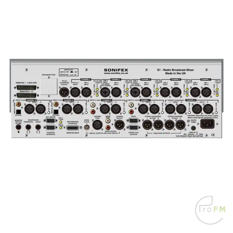 Pro-FM-Broadcast-Sonifex-S1-Analoog-en-Digitaal-Mixer