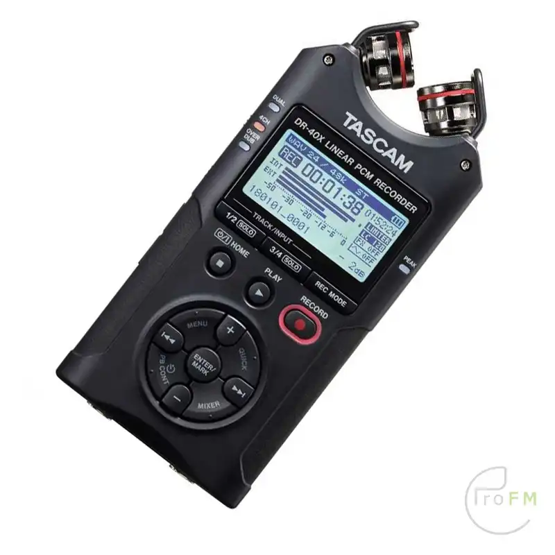 ProFM Broadcast - Tascam DR-40X digitale audiorecorder