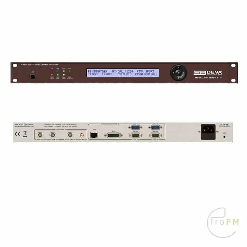 ProFM Broadcast - Deva Smartgen 6.0 RDS-RBDS encoder