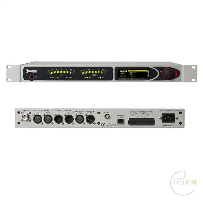 ProFM Broadcast - Inovonics Aaron 655 FM-HD Rebroadcast ontvanger