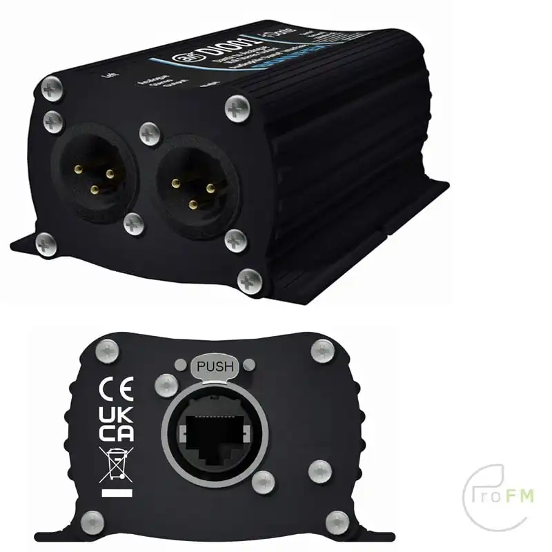 Pro FM-uitzending - Sonifex AAVN-DIO01 Dante® naar analoge XLR-stereo-uitgang