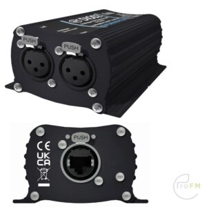 Pro FM-uitzending - Sonifex AAVN-DIO02 Dante® naar analoge XLR-stereo-ingang