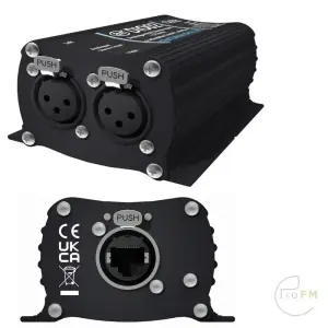 Pro FM-uitzending - Sonifex AAVN-DIO02 Dante® naar analoge XLR-stereo-ingang
