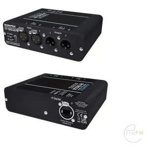 Sonifex AVN-DIO14 Dante naar XLR analoge stereo-ingang en -uitgang