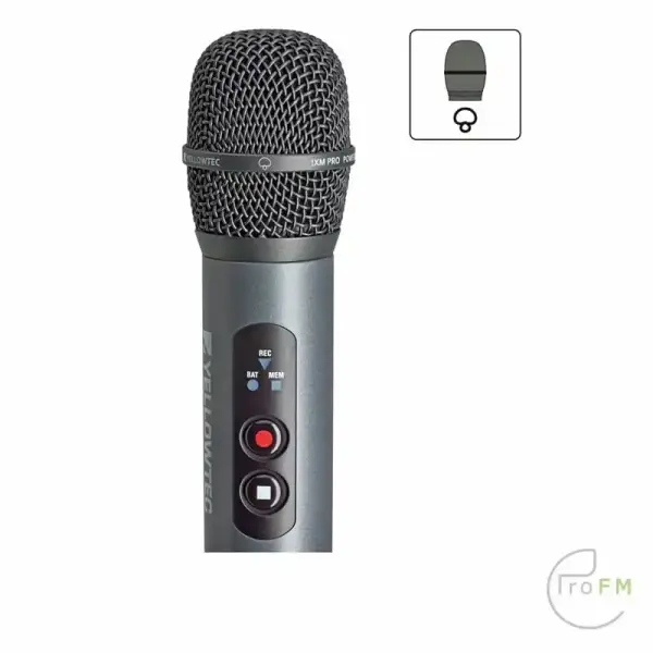 Pro FM-uitzending -Yellowtec iXM reportagemicrofoon YT5060