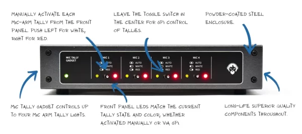 Angry Audio Mic Tally Gadget explained