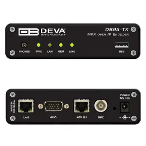 Deva Broadcast DB95-TX Compacte MPX over IP Encoder