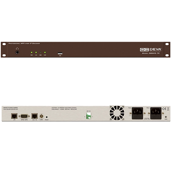 Deva Broadcast DB9410-TX MPX over IP Encoder MicroMPX