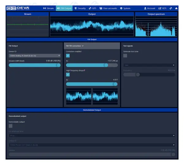 Deva broadcast DB-94 MPX over IP decoder Micrompx software 2