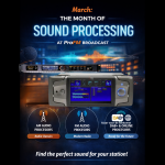 Audioprocessing bij ProFM Broadcast Audioprocessing bij ProFM Broadcast