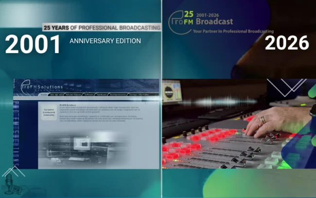 Blog ProFM Broadcast 25 jaar ProFM Broadcast 25 jaar blog