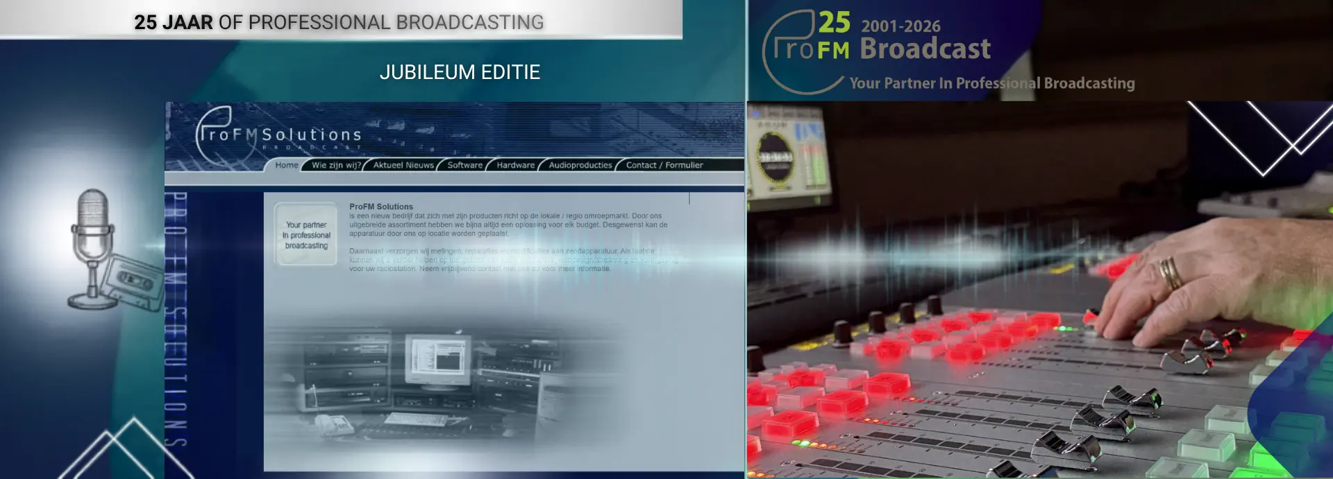 Jouw Partner in Professionele Uitzendtechnieken Home Profm Broadcast